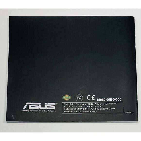 ASUS Graphics Card Q6262 Speed Setup Owner's Instruction USER'S MANUAL ONLY 2012 - Picture 2 of 2